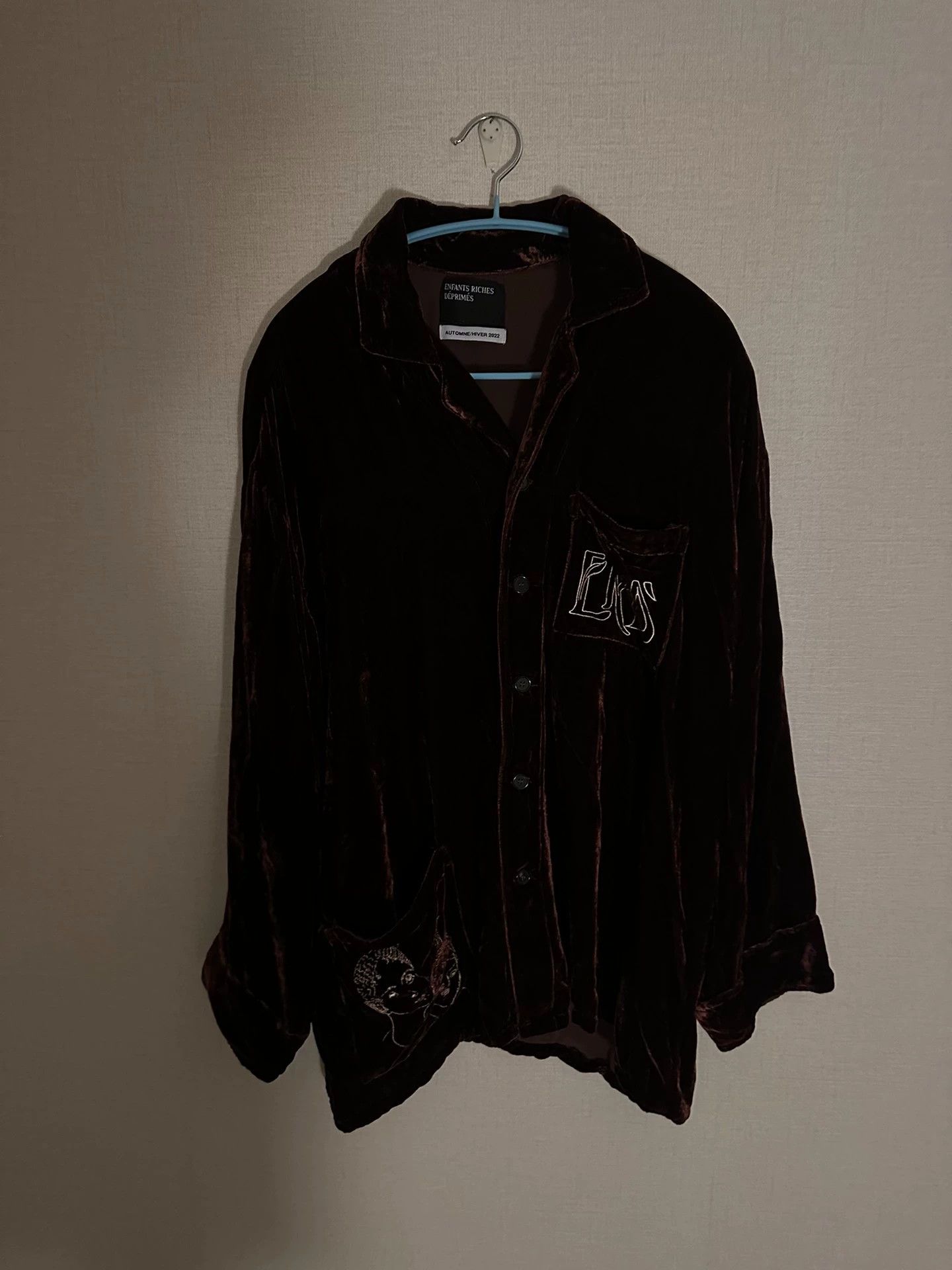 Enfants Riches Deprimes Enfants Riches Deprimes Red velvet shirt Size US L / EU 52-54 / 3 - 2 Thumbnail