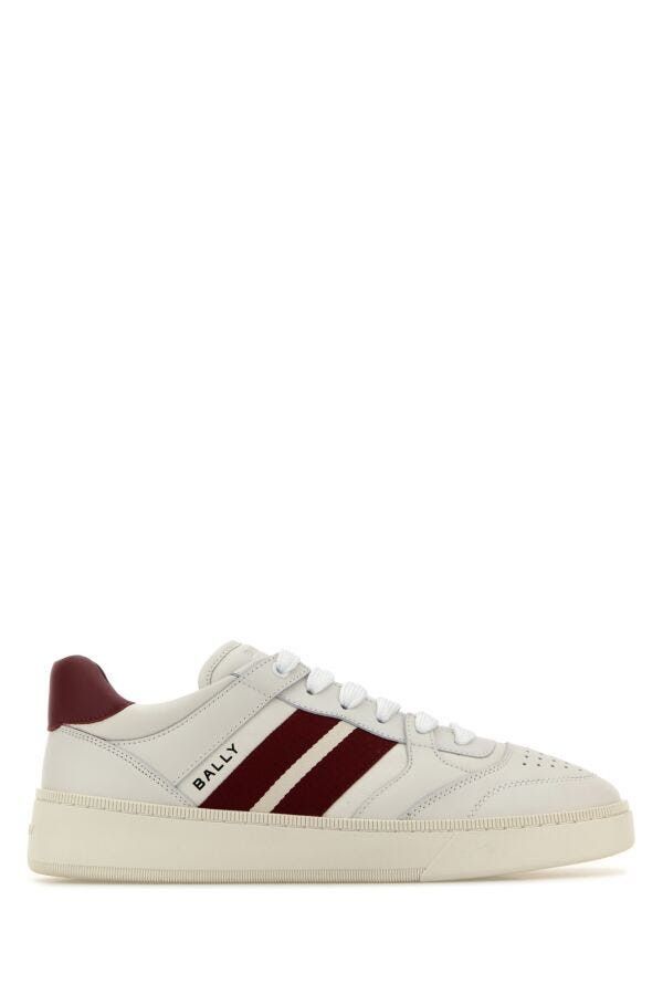 Bally White Leather Rebby Sneakers Size US 8 / EU 41 - 3 Thumbnail