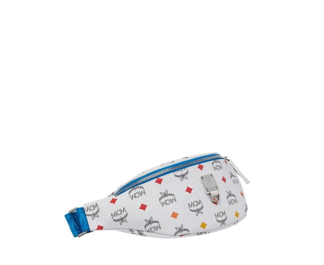 MCM Men's White Spectrum Stark Skyoptic Visetos Belt Bag Size ONE SIZE - 2 Thumbnail