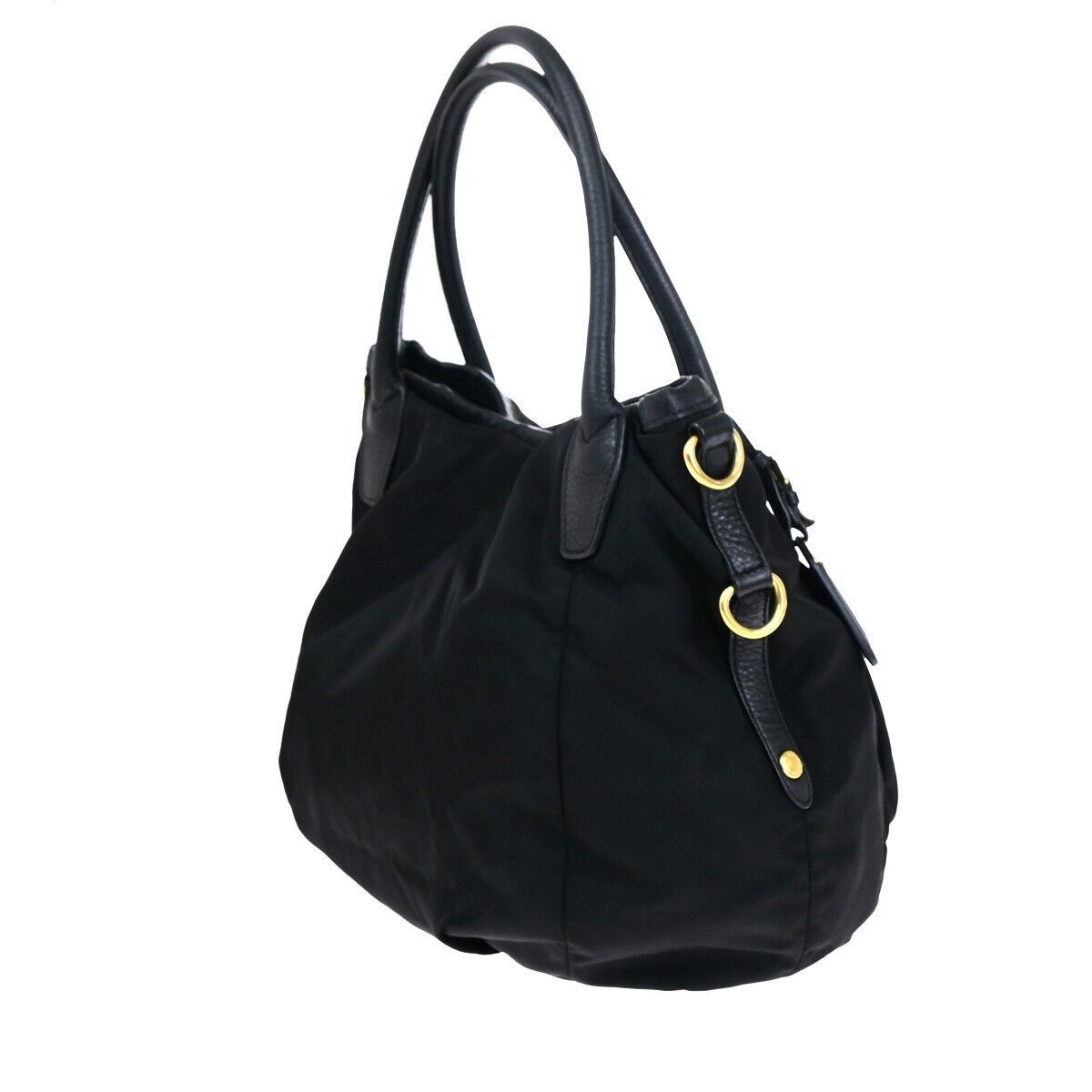 Prada Tessuto Black Synthetic Shoulder Bag (Pre-Owned) Size ONE SIZE - 11 Thumbnail