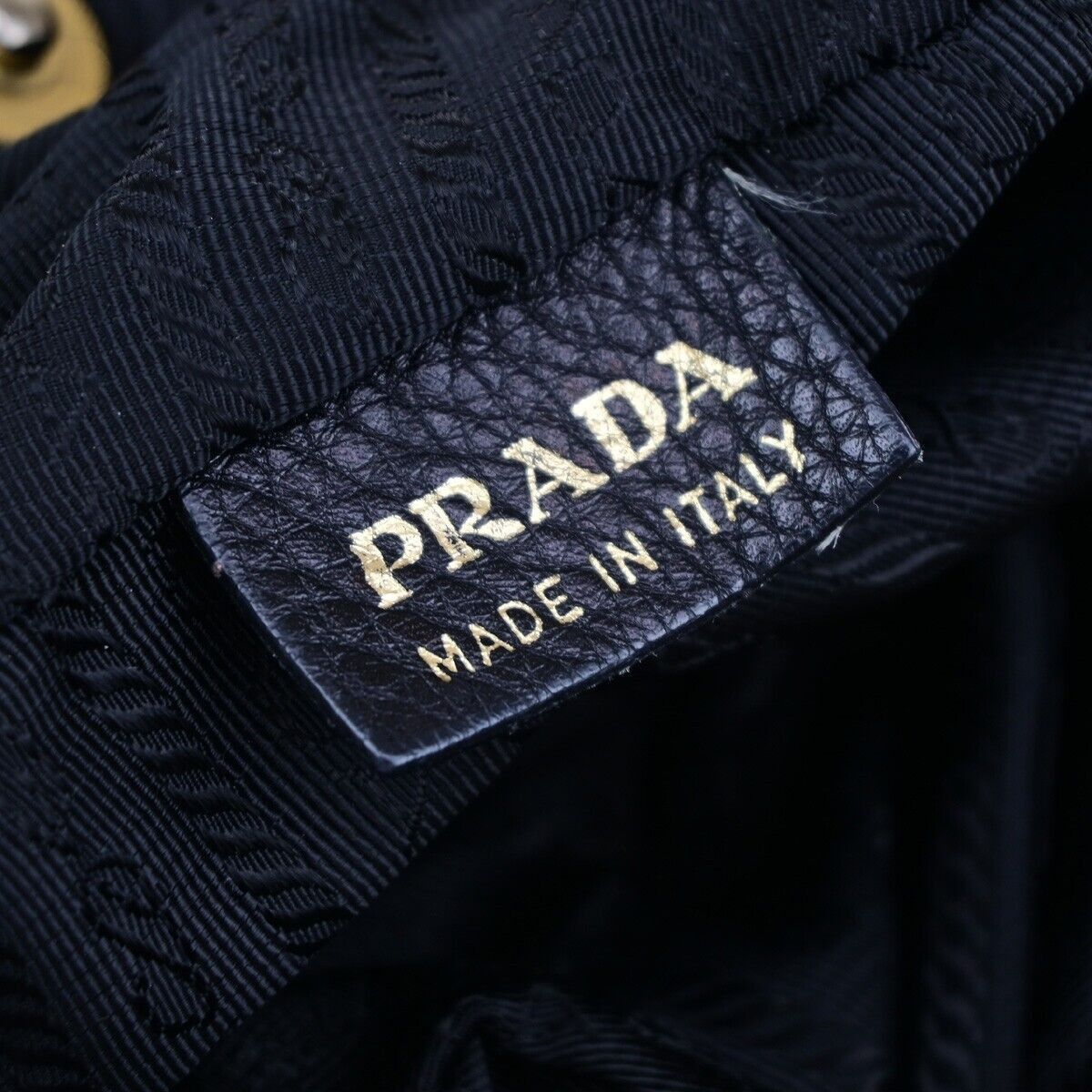 Prada Tessuto Black Synthetic Shoulder Bag (Pre-Owned) Size ONE SIZE - 6 Thumbnail