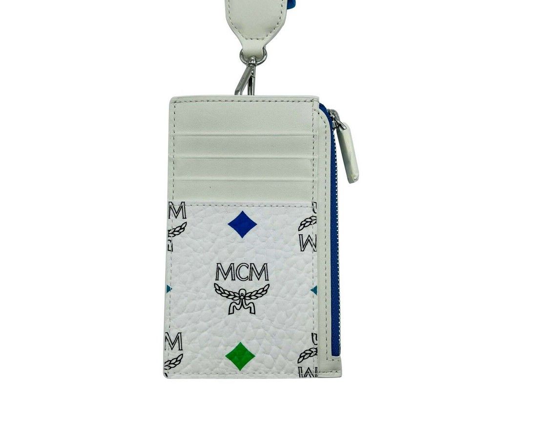 MCM Women's Spectrum Rainbow Logo Visetos Lanyard Card Case Size ONE SIZE - 7 Thumbnail