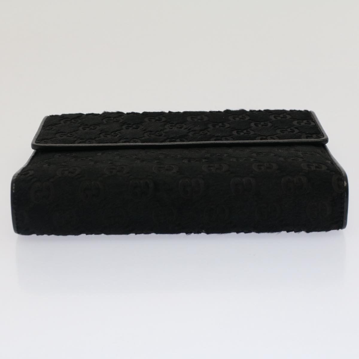 Gucci Demi Lune Black Canvas Wallet (Pre-Owned) Size ONE SIZE - 3 Thumbnail