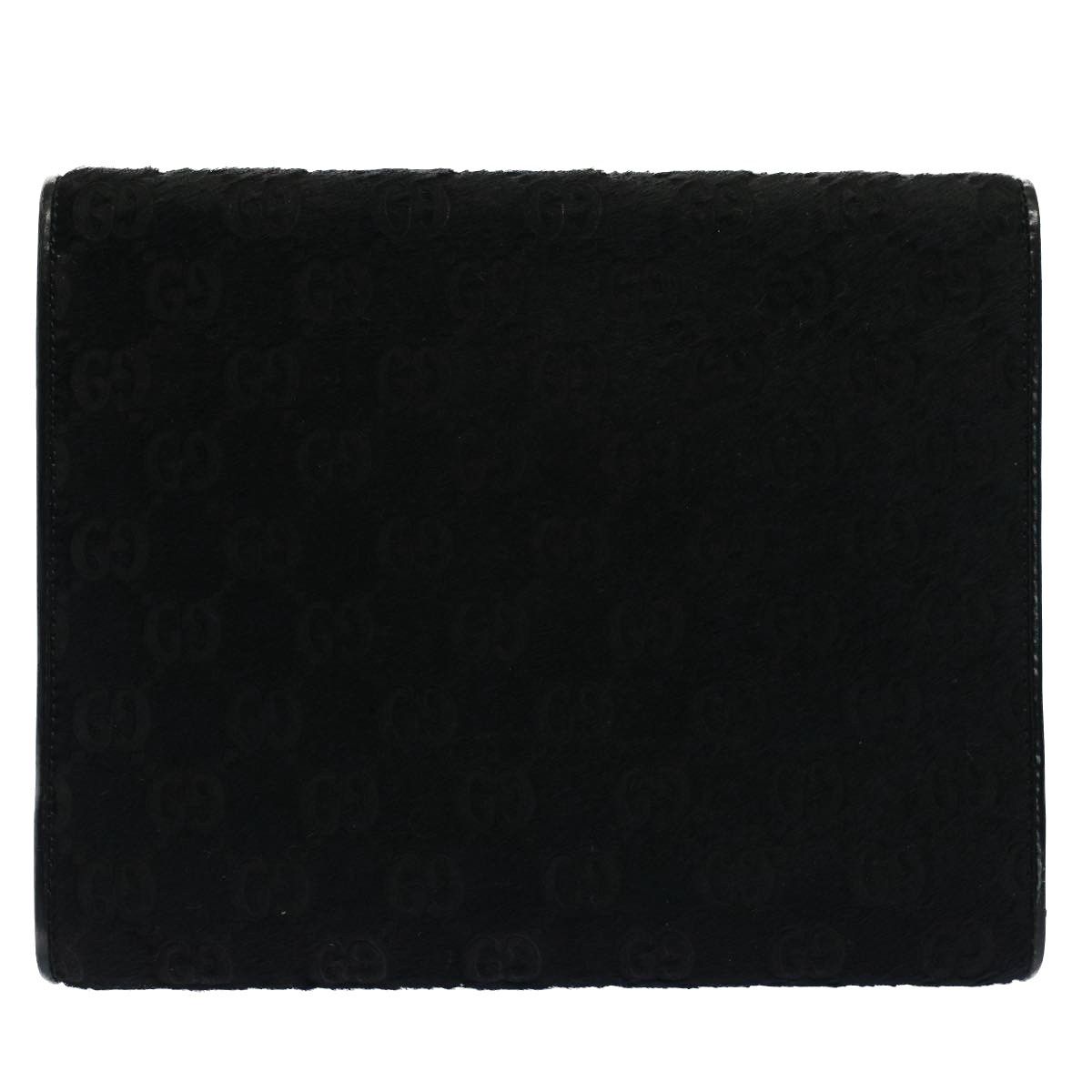 Gucci Demi Lune Black Canvas Wallet (Pre-Owned) Size ONE SIZE - 8 Thumbnail