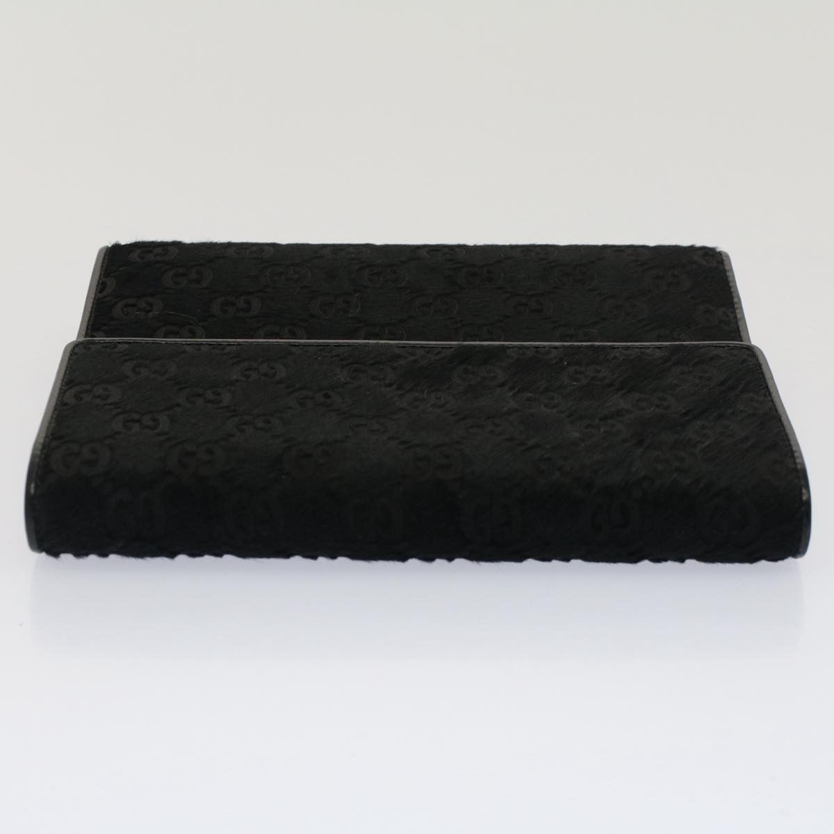 Gucci Demi Lune Black Canvas Wallet (Pre-Owned) Size ONE SIZE - 10 Thumbnail