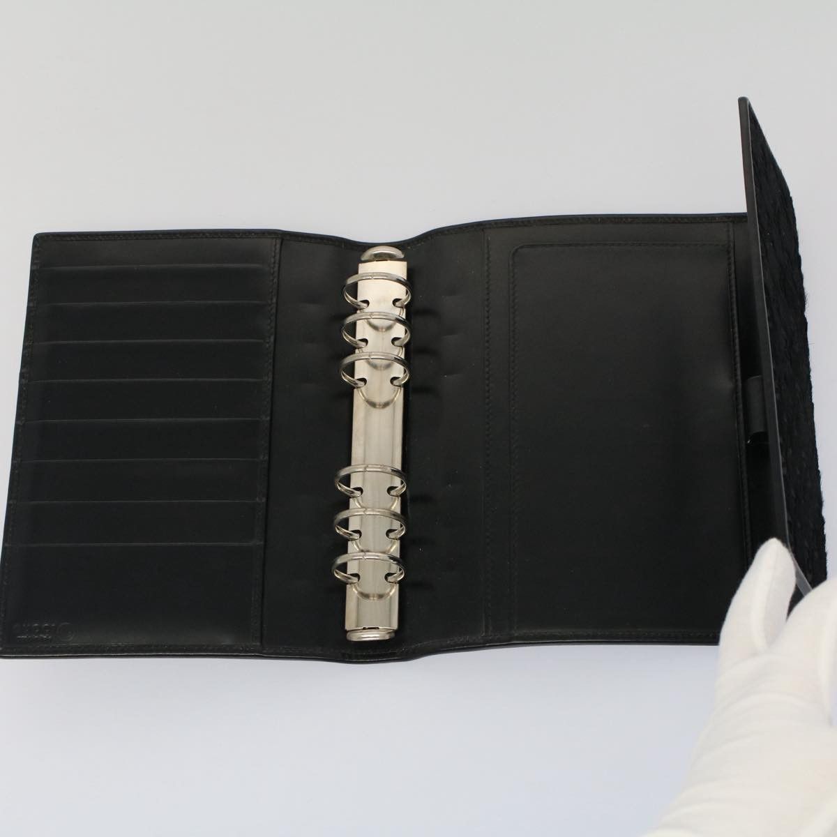 Gucci Demi Lune Black Canvas Wallet (Pre-Owned) Size ONE SIZE - 5 Thumbnail