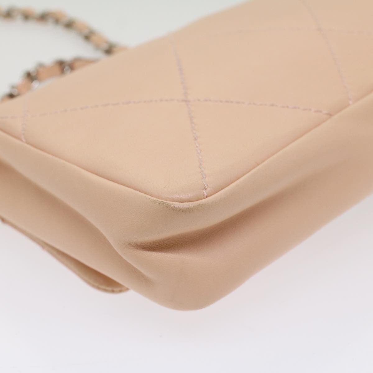 Chanel Cc Pink Leather Shoulder Bag (Pre-Owned) Size ONE SIZE - 8 Thumbnail