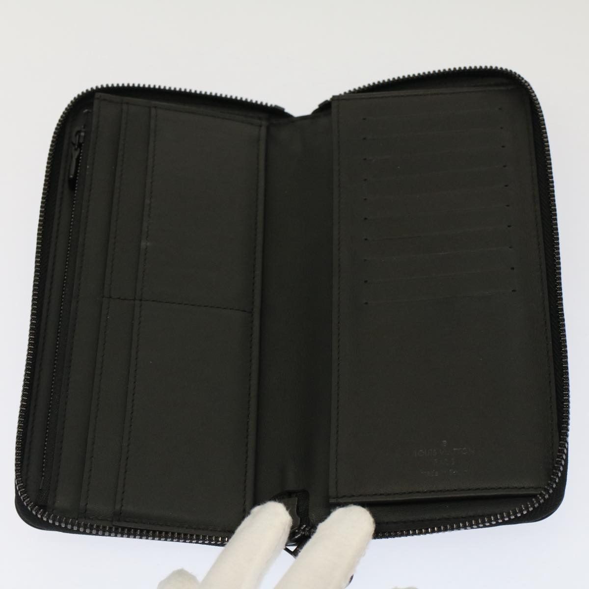 Louis Vuitton Zippy Wallet Vertical Black Leather Wallet (Pre-Owned) Size ONE SIZE - 5 Thumbnail