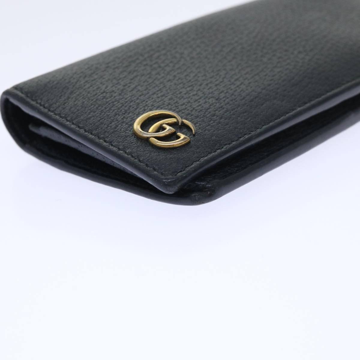 Gucci Gg Marmont Black Leather Wallet (Pre-Owned) Size ONE SIZE - 12 Thumbnail