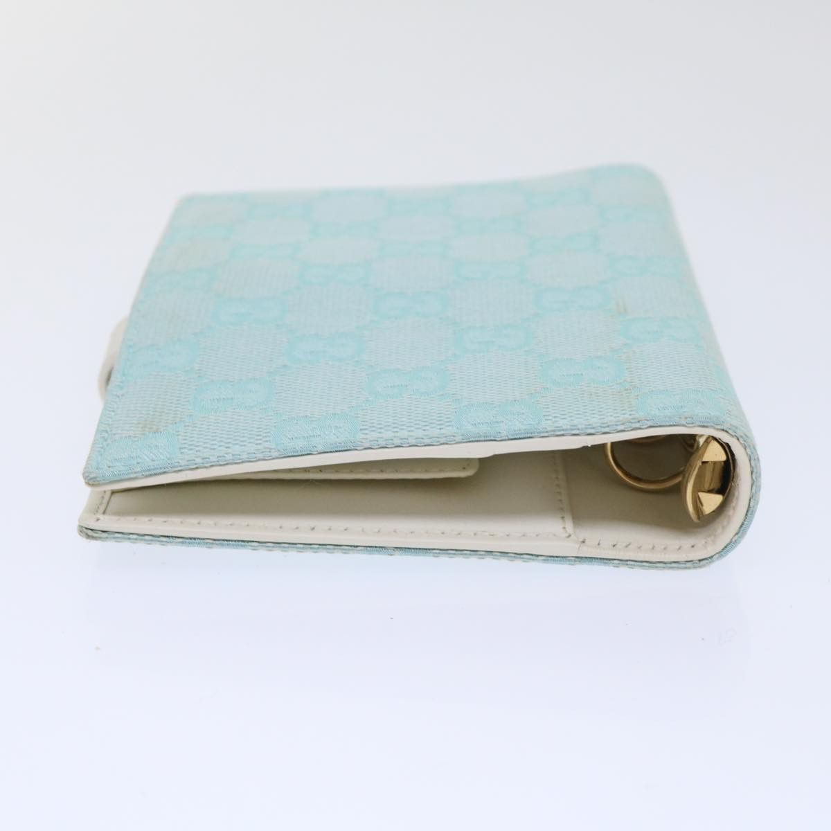 Gucci Gg Canvas Blue Canvas Wallet (Pre-Owned) Size ONE SIZE - 9 Thumbnail