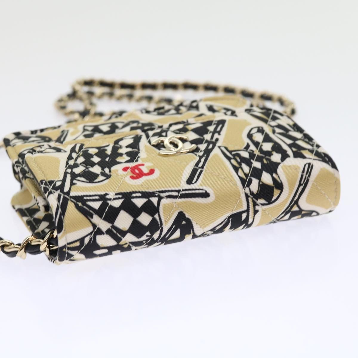 Chanel Beige Canvas Shoulder Bag (Pre-Owned) Size ONE SIZE - 4 Thumbnail