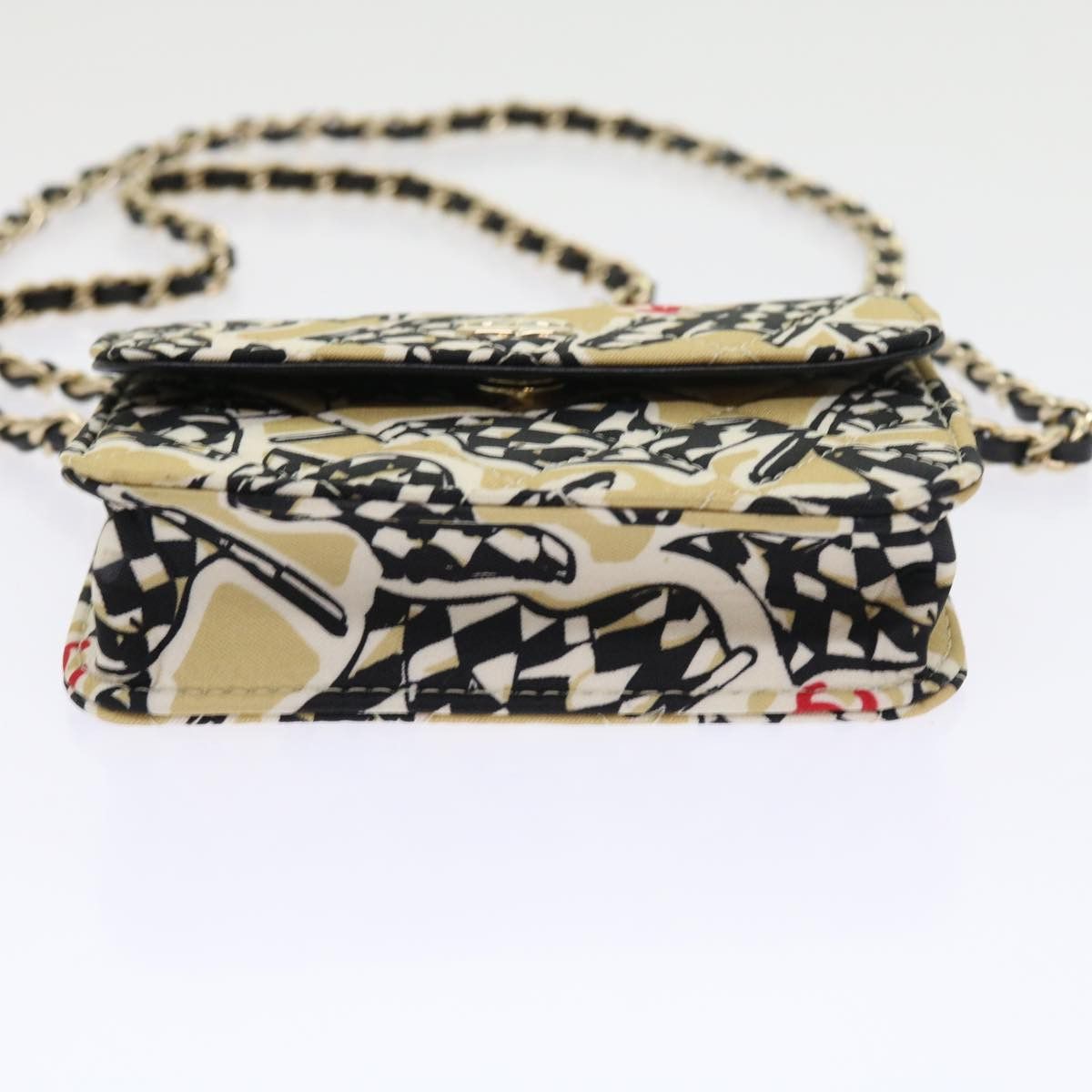 Chanel Beige Canvas Shoulder Bag (Pre-Owned) Size ONE SIZE - 3 Thumbnail
