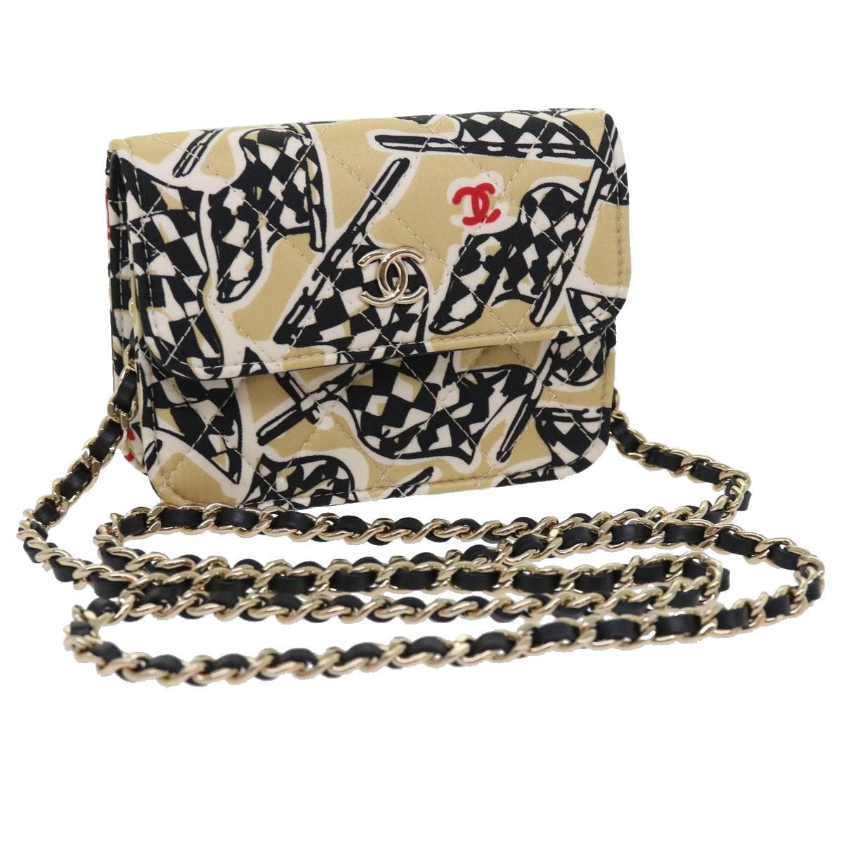 Chanel Beige Canvas Shoulder Bag (Pre-Owned) Size ONE SIZE - 10 Thumbnail