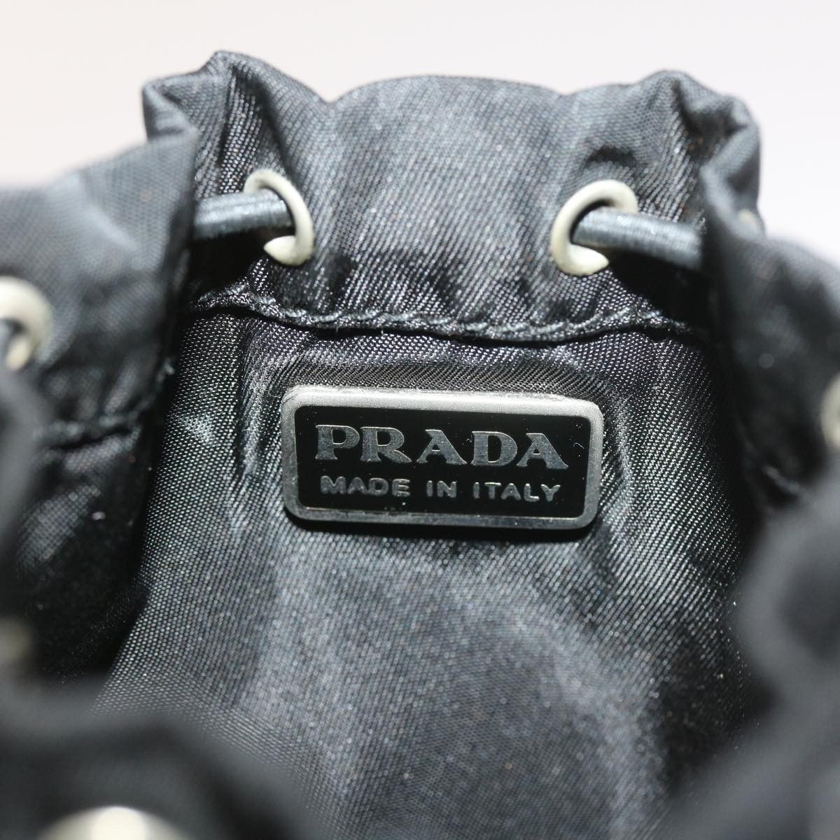 Prada Black Synthetic Clutch Bag (Pre-Owned) Size ONE SIZE - 9 Thumbnail