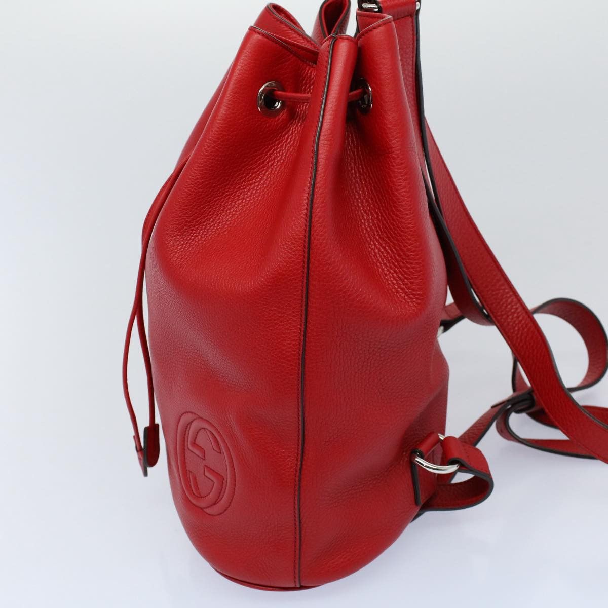 Gucci Soho Red Leather Backpack Bag (Pre-Owned) Size ONE SIZE - 5 Thumbnail