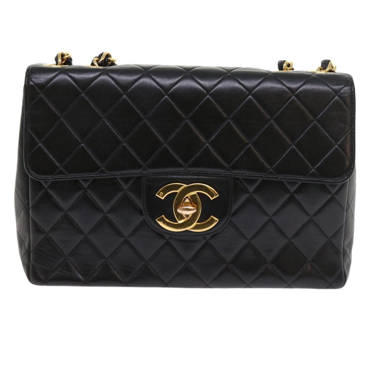 Chanel Black Leather Shoulder Bag (Pre-Owned) Size ONE SIZE - 8 Thumbnail