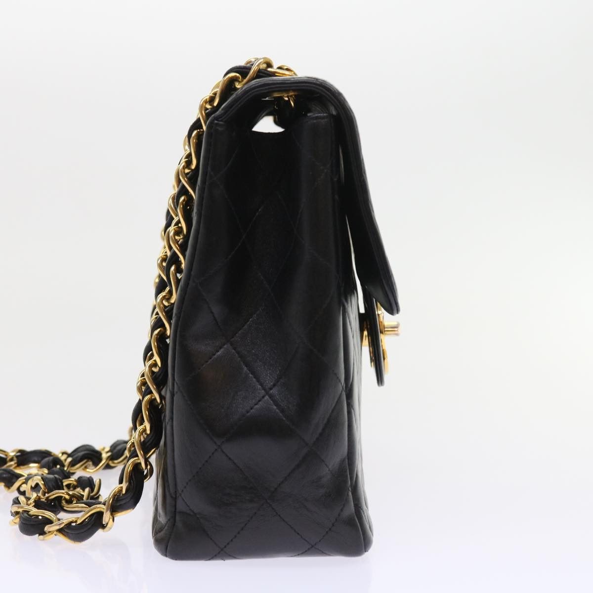 Chanel Black Leather Shoulder Bag (Pre-Owned) Size ONE SIZE - 10 Thumbnail