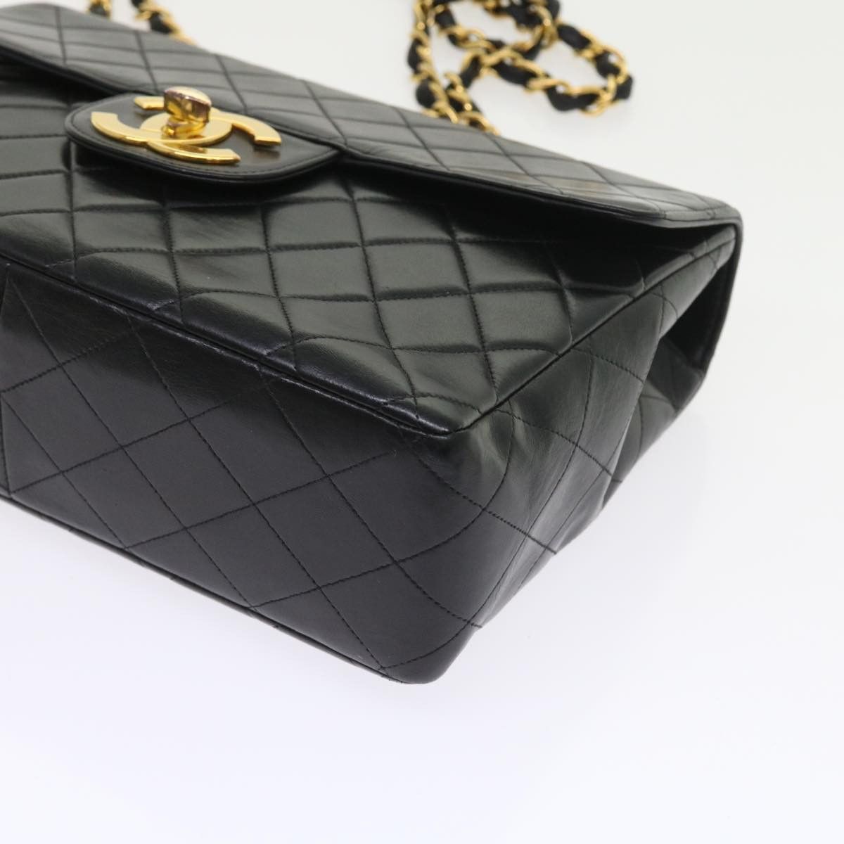 Chanel Black Leather Shoulder Bag (Pre-Owned) Size ONE SIZE - 13 Thumbnail