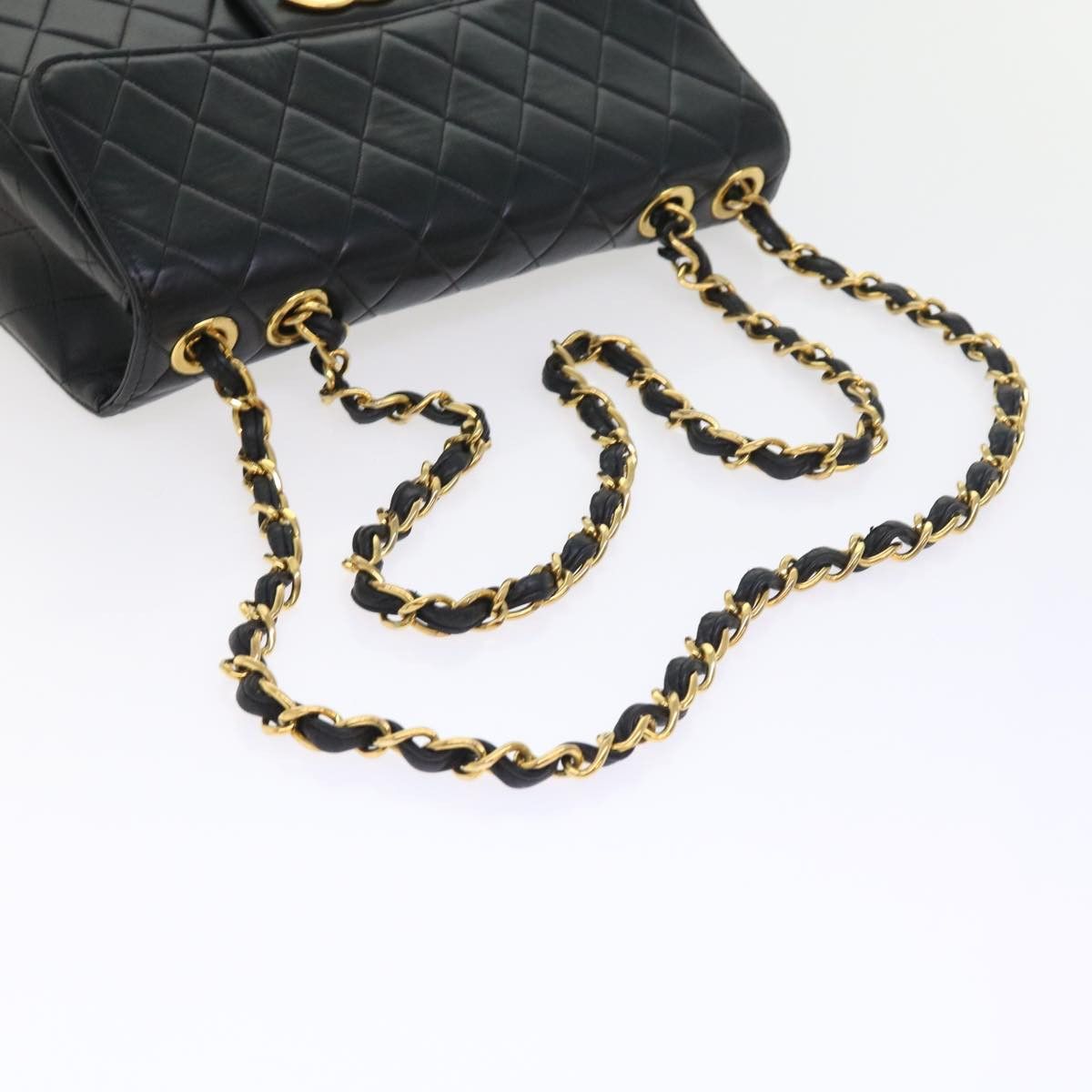 Chanel Black Leather Shoulder Bag (Pre-Owned) Size ONE SIZE - 11 Thumbnail