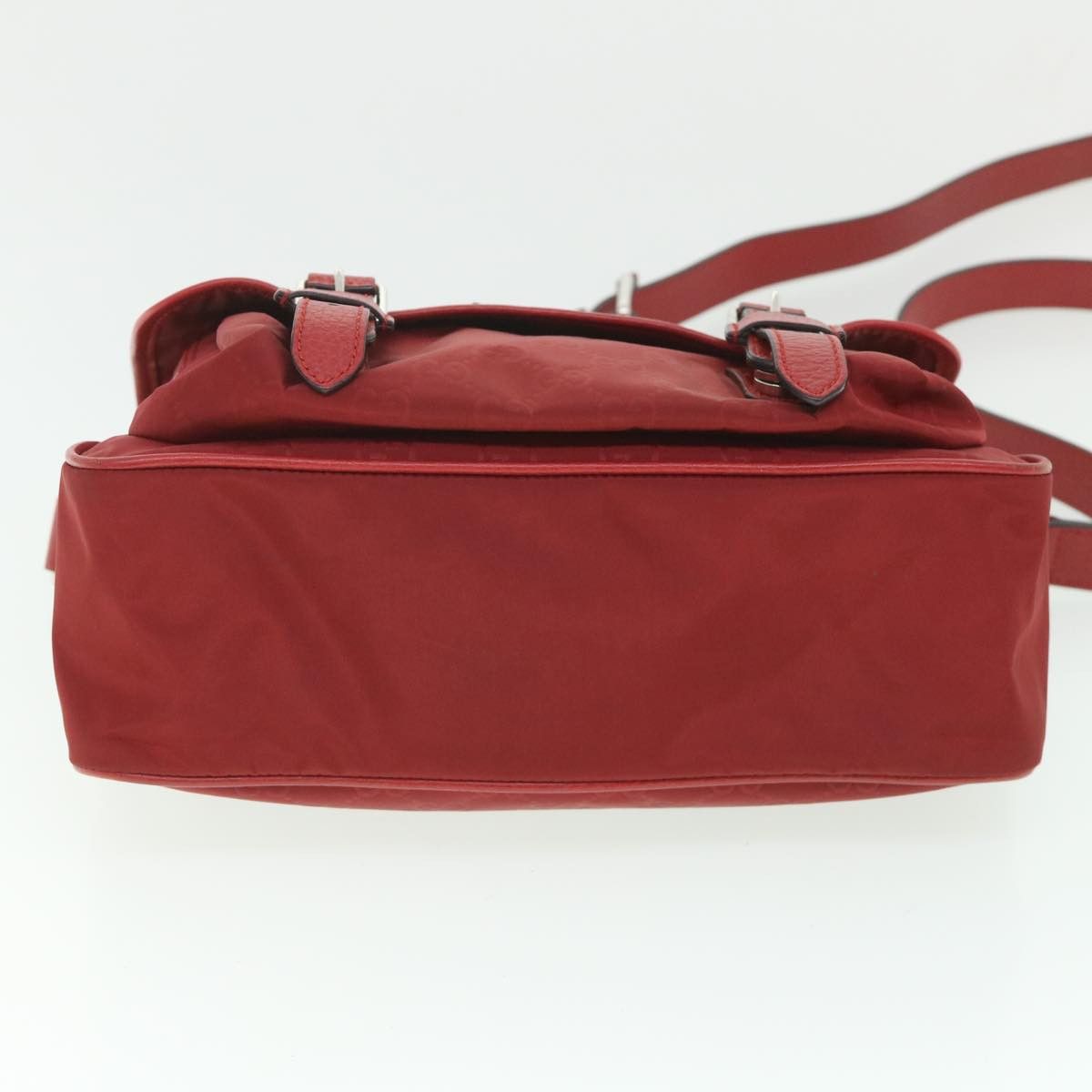 Gucci -- Red Canvas Shoulder Bag (Pre-Owned) Size ONE SIZE - 3 Thumbnail