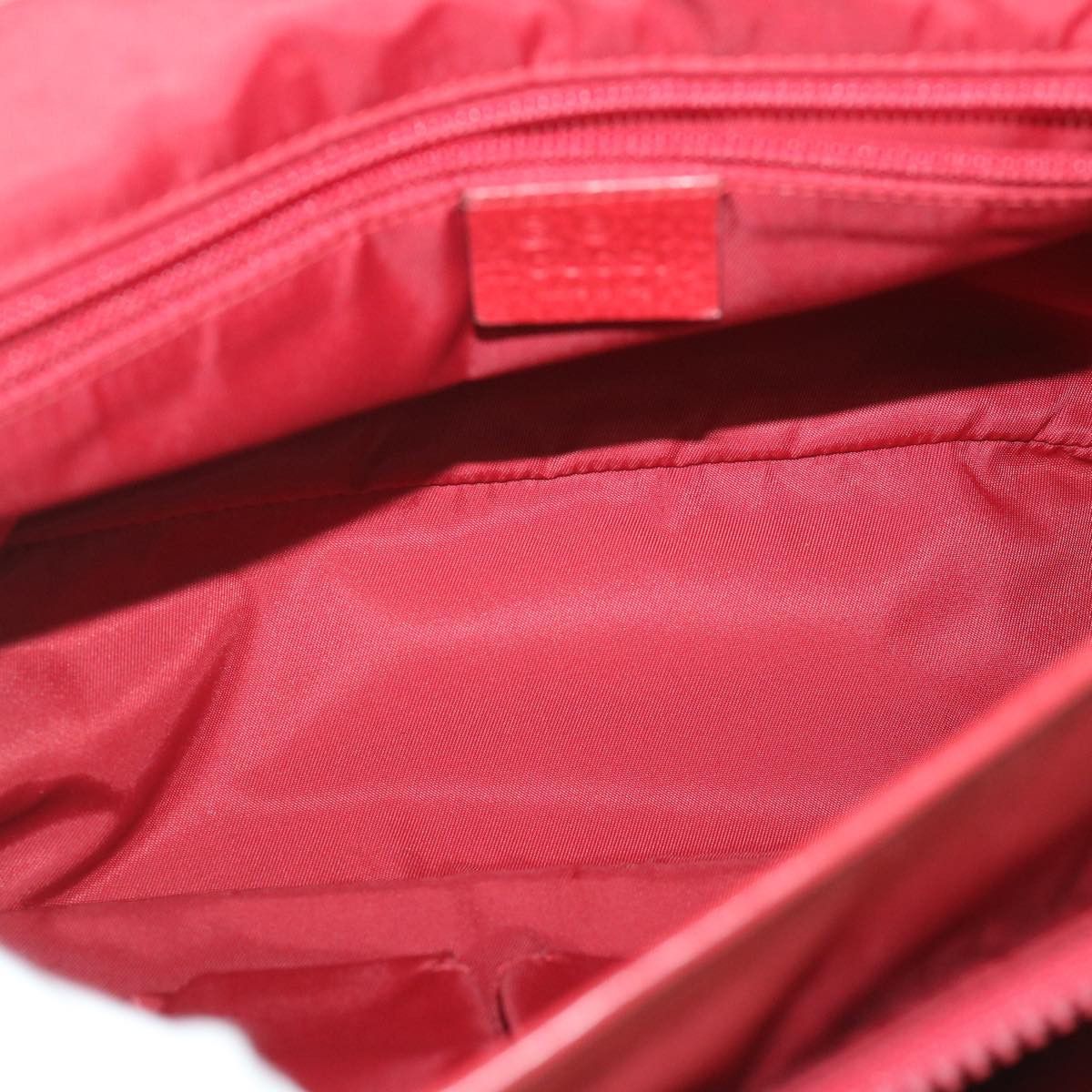 Gucci -- Red Canvas Shoulder Bag (Pre-Owned) Size ONE SIZE - 5 Thumbnail