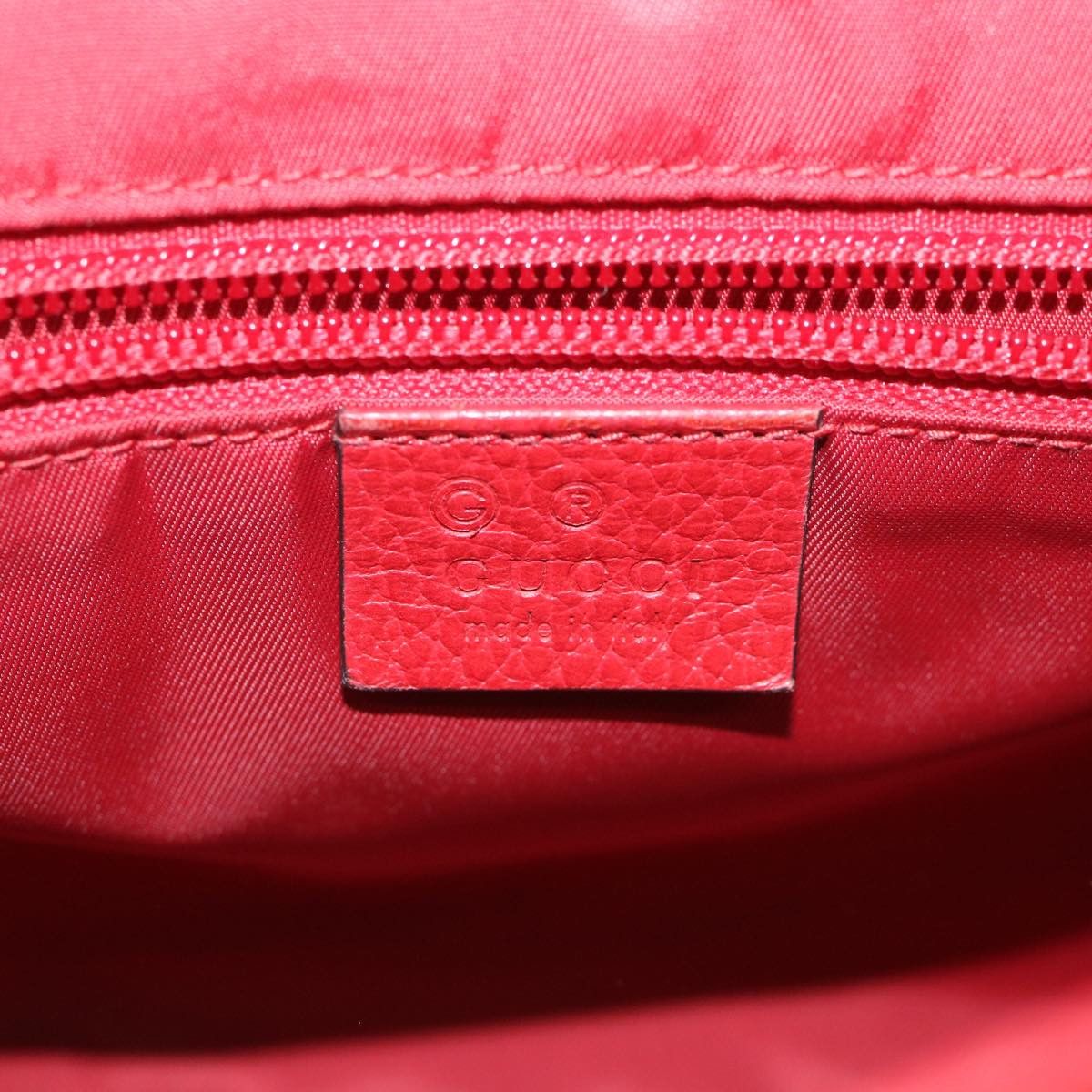 Gucci -- Red Canvas Shoulder Bag (Pre-Owned) Size ONE SIZE - 8 Thumbnail