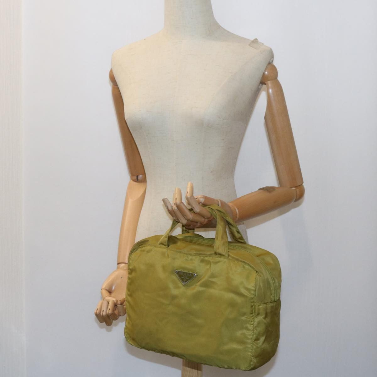 Prada Yellow Synthetic Handbag (Pre-Owned) Size ONE SIZE - 7 Thumbnail