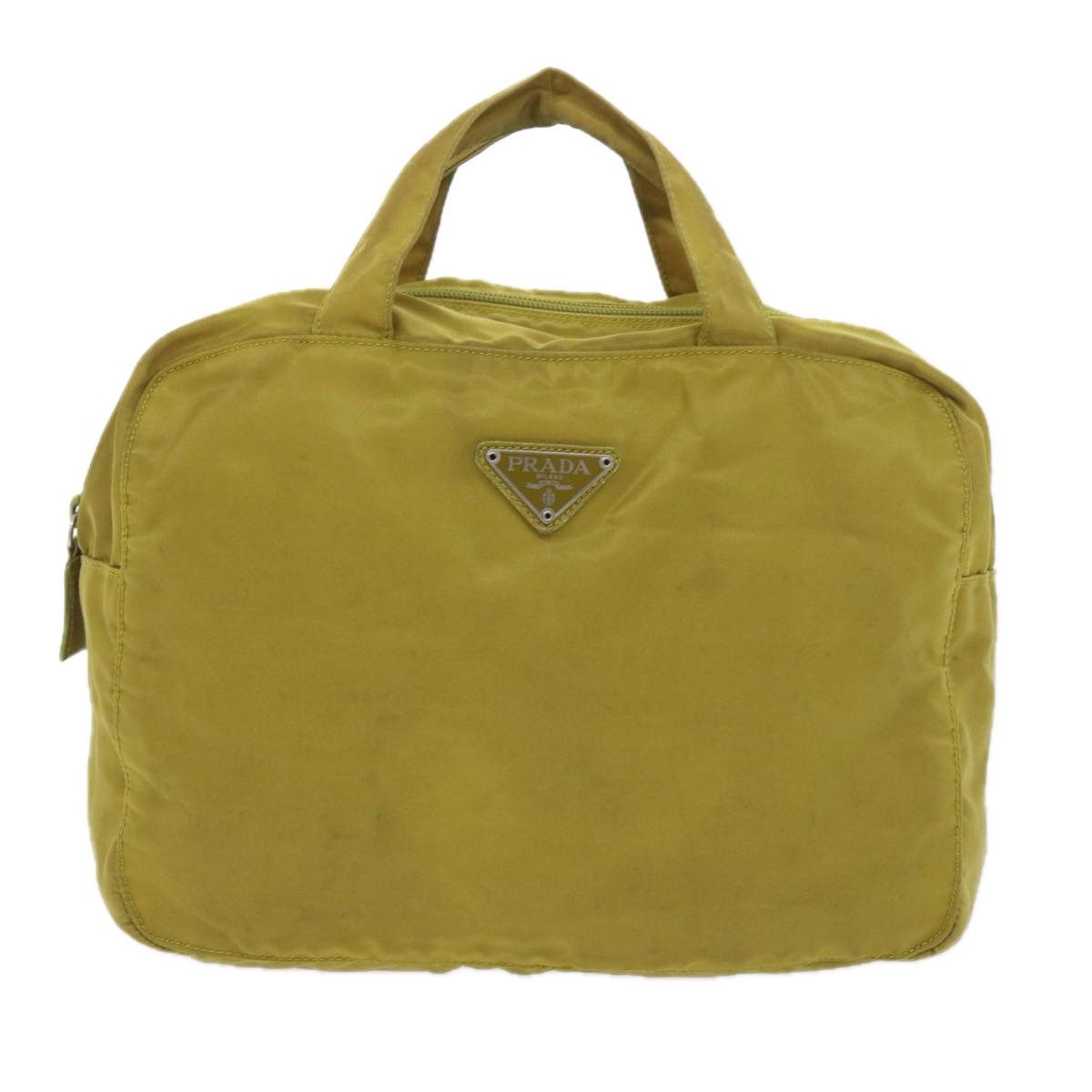 Prada Yellow Synthetic Handbag (Pre-Owned) Size ONE SIZE - 12 Thumbnail