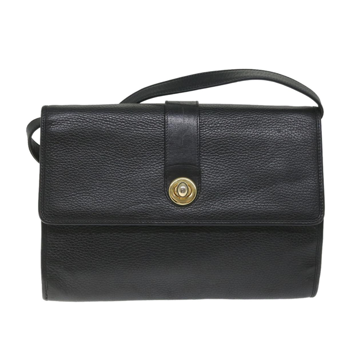 Gucci Black Leather Shoulder Bag (Pre-Owned) Size ONE SIZE - 9 Thumbnail