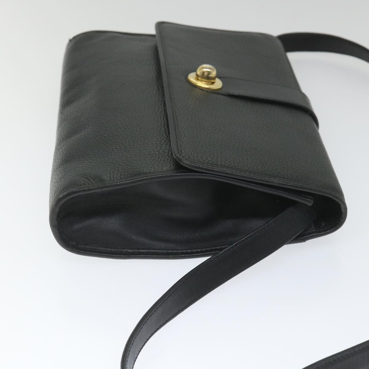 Gucci Black Leather Shoulder Bag (Pre-Owned) Size ONE SIZE - 11 Thumbnail