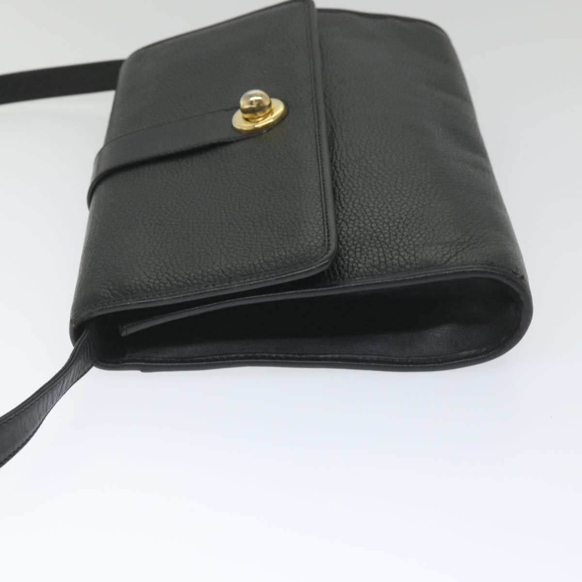 Gucci Black Leather Shoulder Bag (Pre-Owned) Size ONE SIZE - 10 Thumbnail