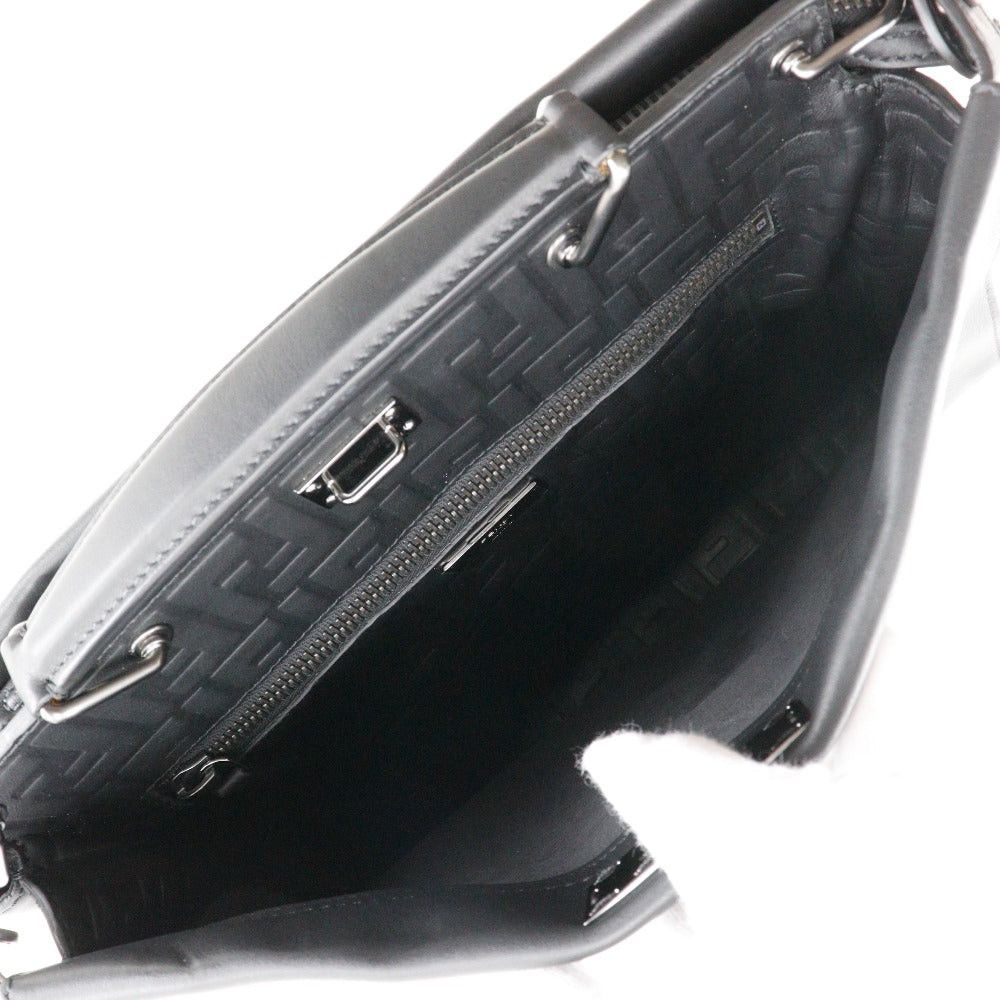 Fendi Peekaboo Black Leather Briefcase Bag (Pre-Owned) Size ONE SIZE - 4 Thumbnail