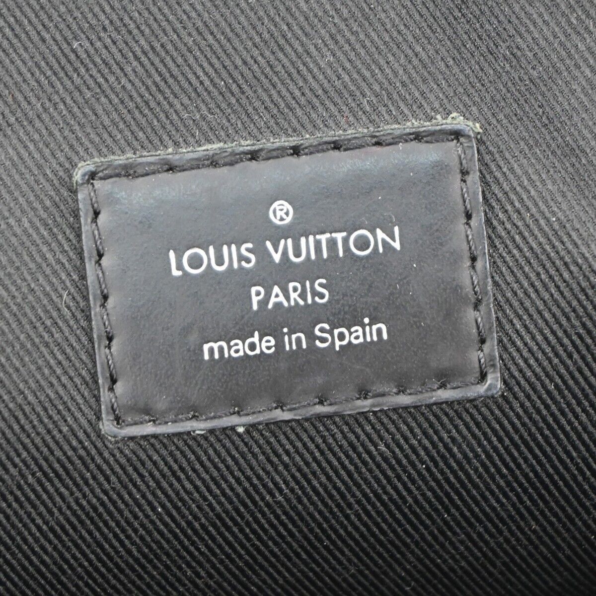 Louis Vuitton Reporter Dayton Black Canvas Shoulder Bag (Pre-Owned) Size ONE SIZE - 7 Thumbnail
