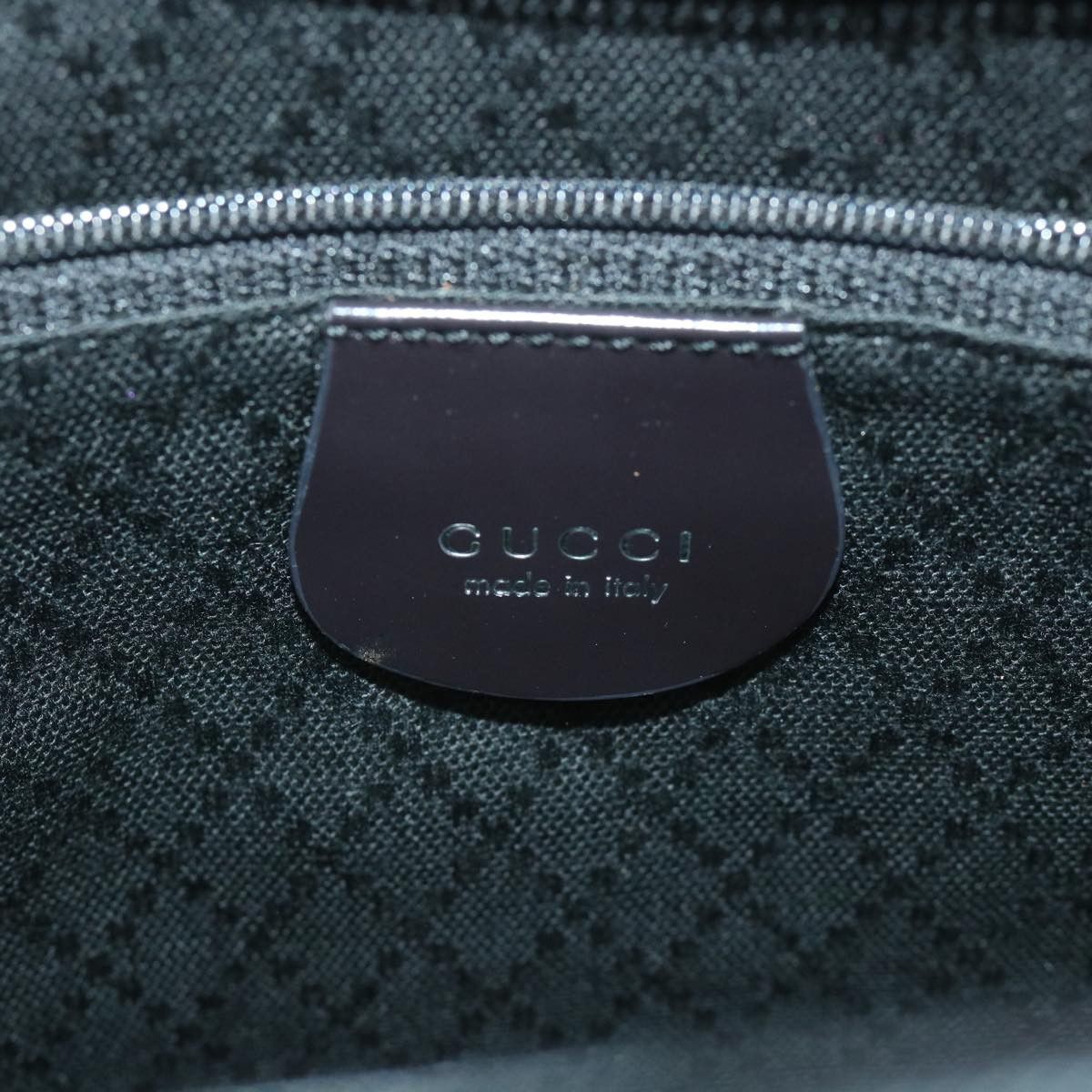 Gucci Bamboo Black Canvas Handbag (Pre-Owned) Size ONE SIZE - 8 Thumbnail