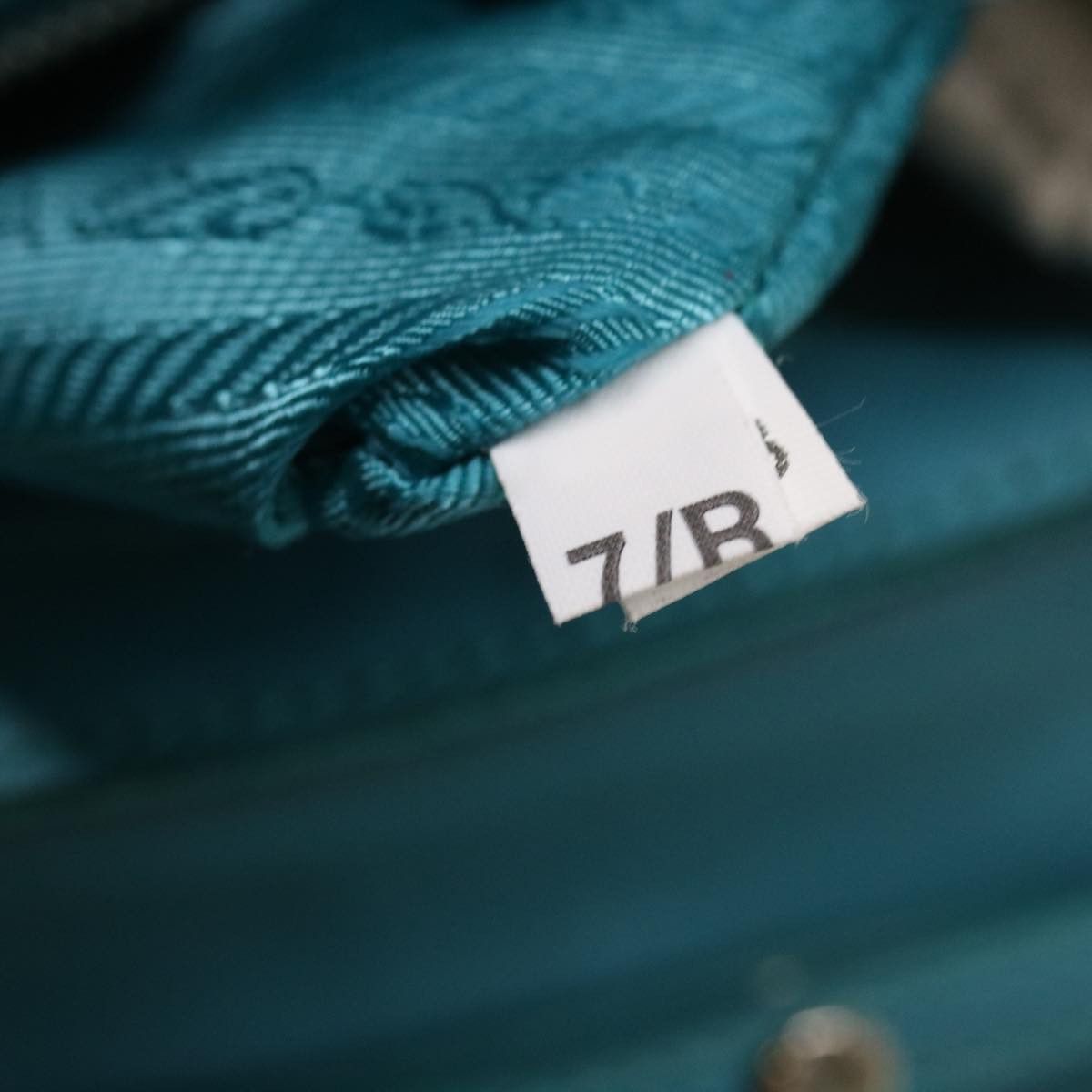Prada Tessuto Turquoise Synthetic Shoulder Bag (Pre-Owned) Size ONE SIZE - 6 Thumbnail