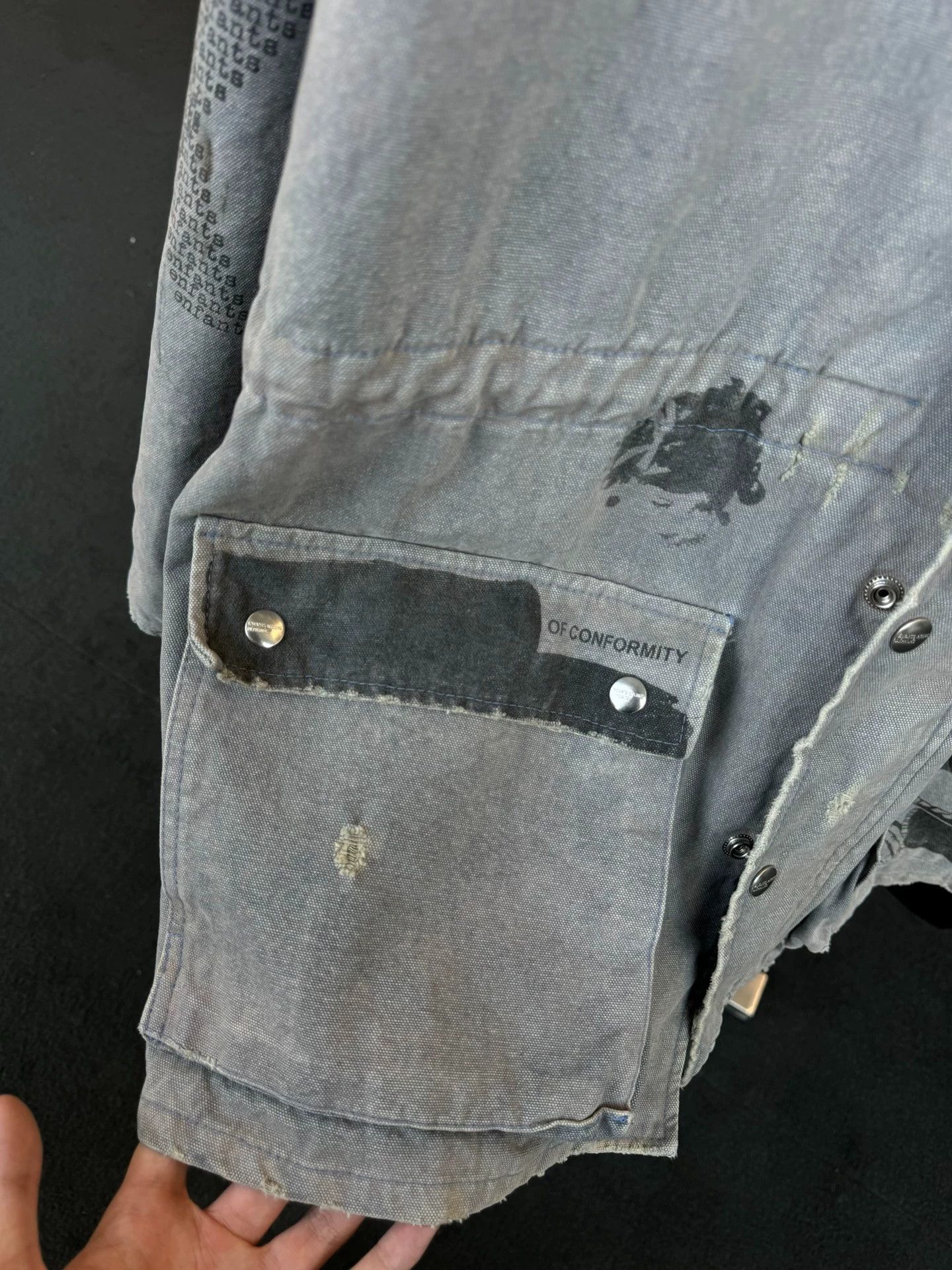 Enfants Riches Deprimes Enfants Riches Deprimes Hunting heavy industry washed jacket Size US M / EU 48-50 / 2 - 3 Thumbnail