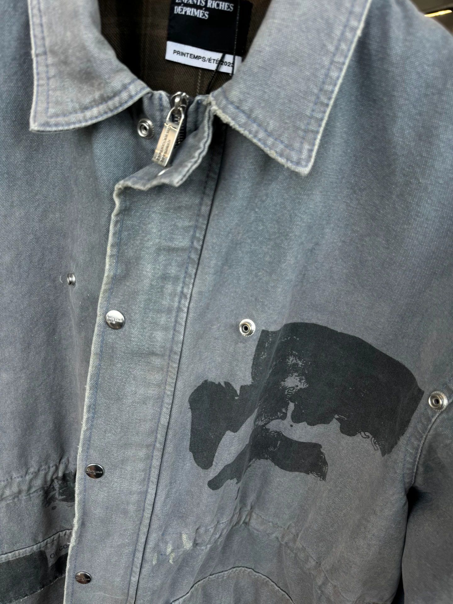 Enfants Riches Deprimes Enfants Riches Deprimes Hunting heavy industry washed jacket Size US M / EU 48-50 / 2 - 2 Thumbnail