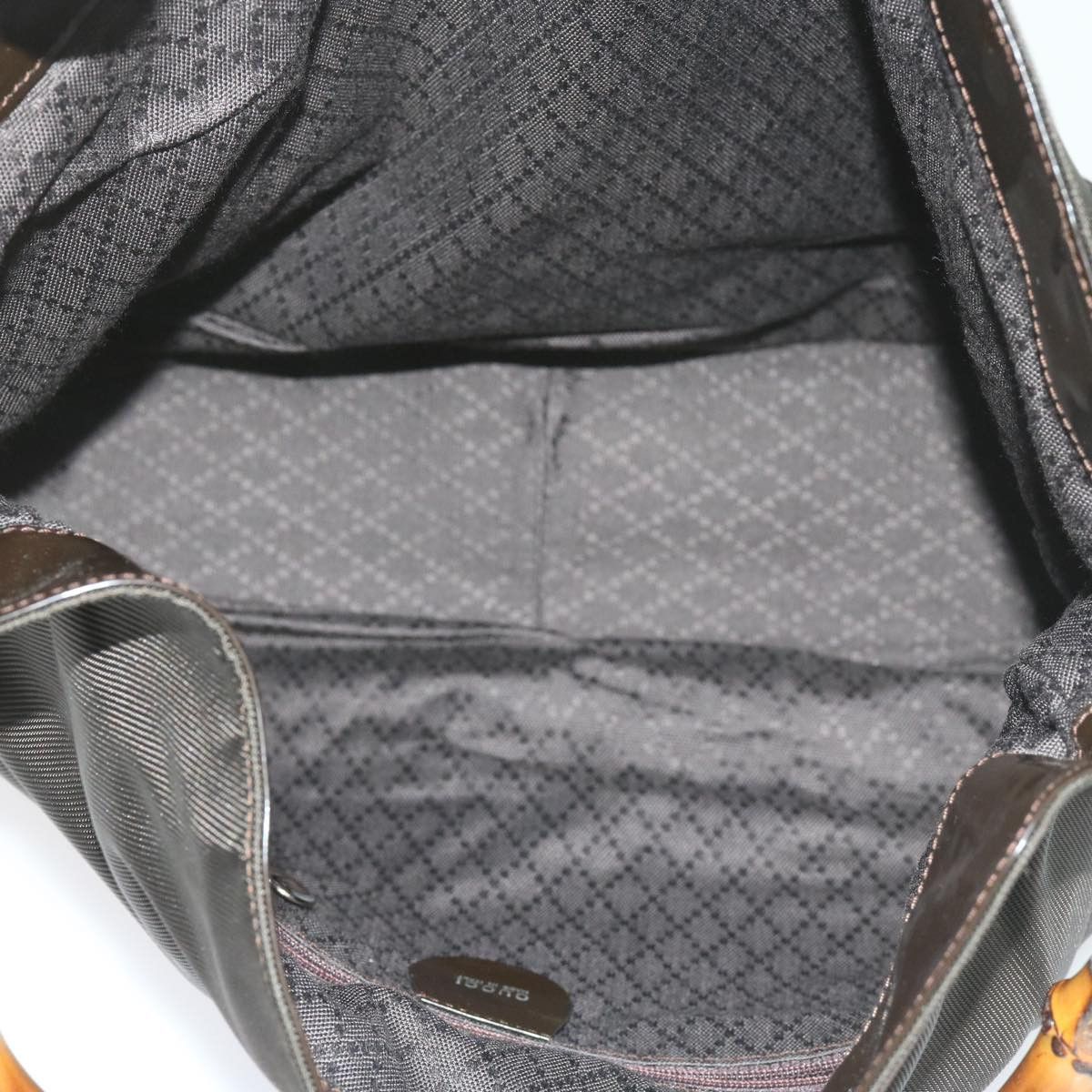 Gucci Bamboo Black Synthetic Shoulder Bag (Pre-Owned) Size ONE SIZE - 7 Thumbnail