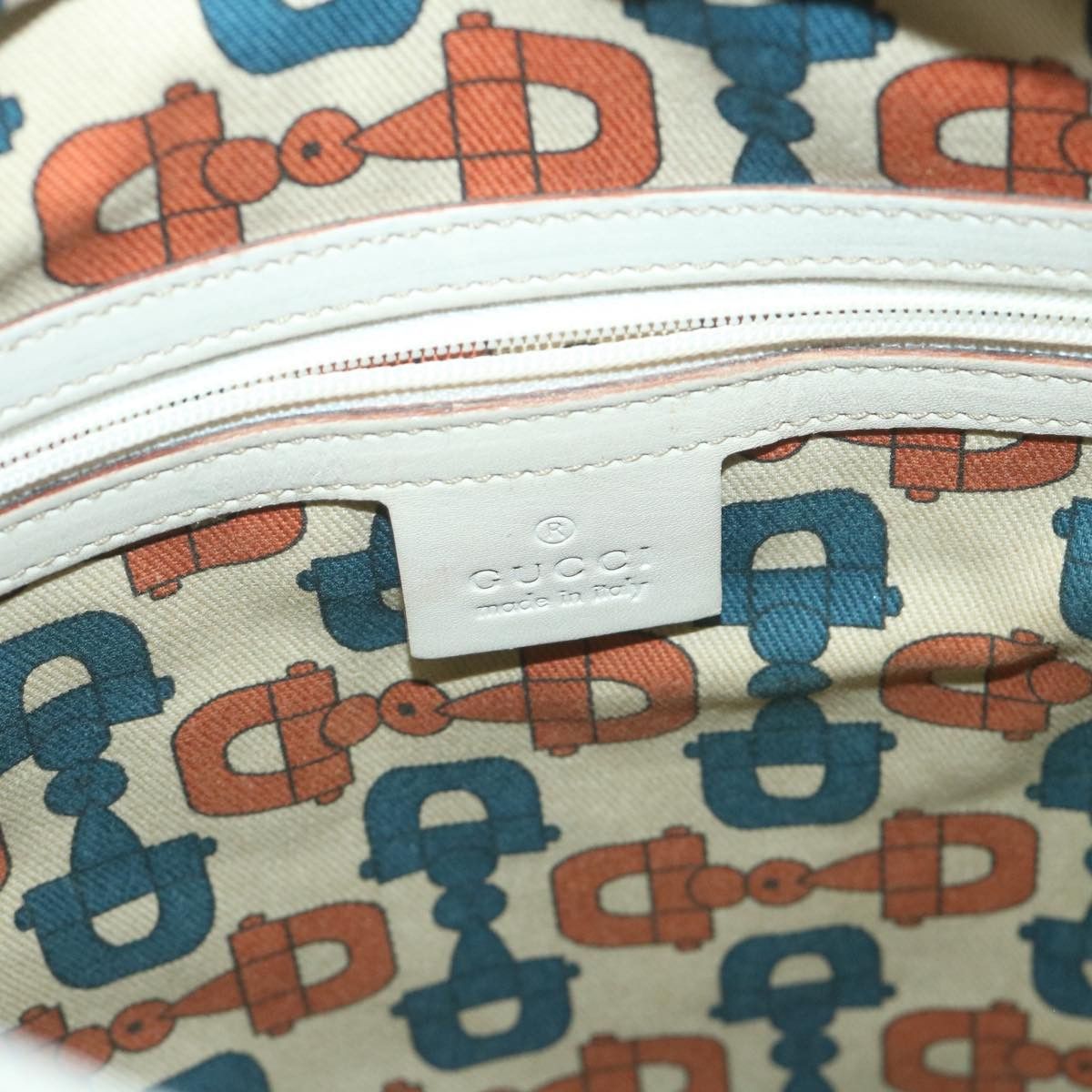 Gucci Gg Signature White Canvas Shoulder Bag (Pre-Owned) Size ONE SIZE - 10 Thumbnail