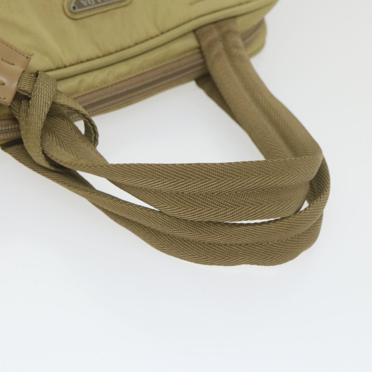 Prada Beige Synthetic Handbag (Pre-Owned) Size ONE SIZE - 12 Thumbnail