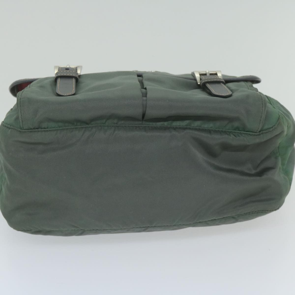 Prada Tessuto Khaki Synthetic Shoulder Bag (Pre-Owned) Size ONE SIZE - 3 Thumbnail