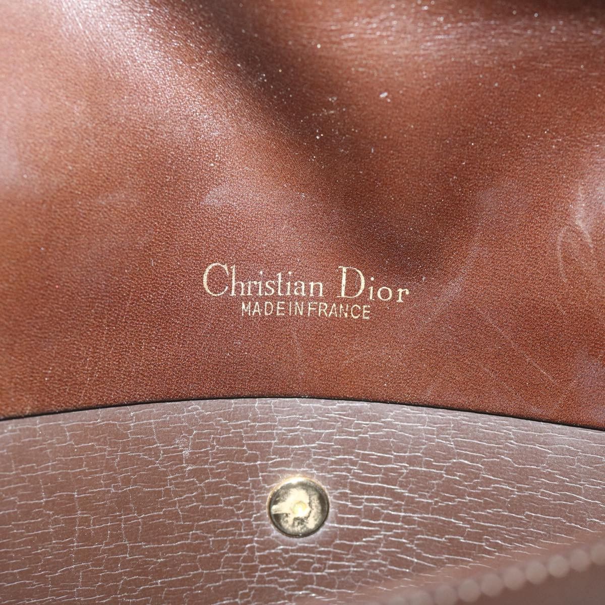 Dior Brown Leather Shoulder Bag (Pre-Owned) Size ONE SIZE - 7 Thumbnail