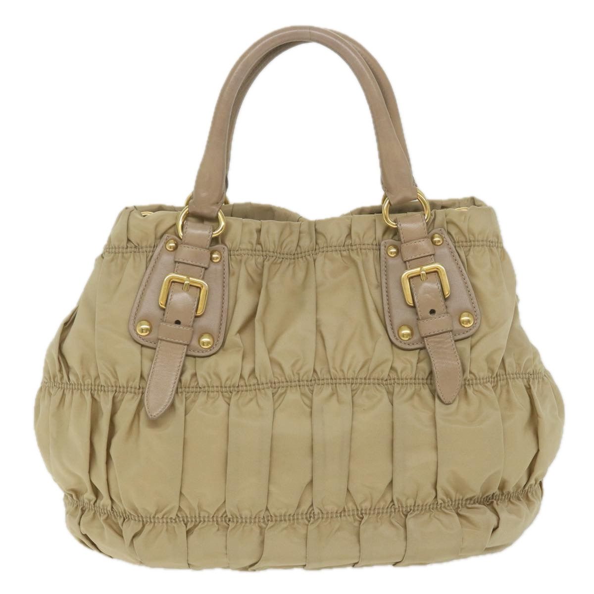 Prada Beige Synthetic Handbag (Pre-Owned) Size ONE SIZE - 2 Thumbnail