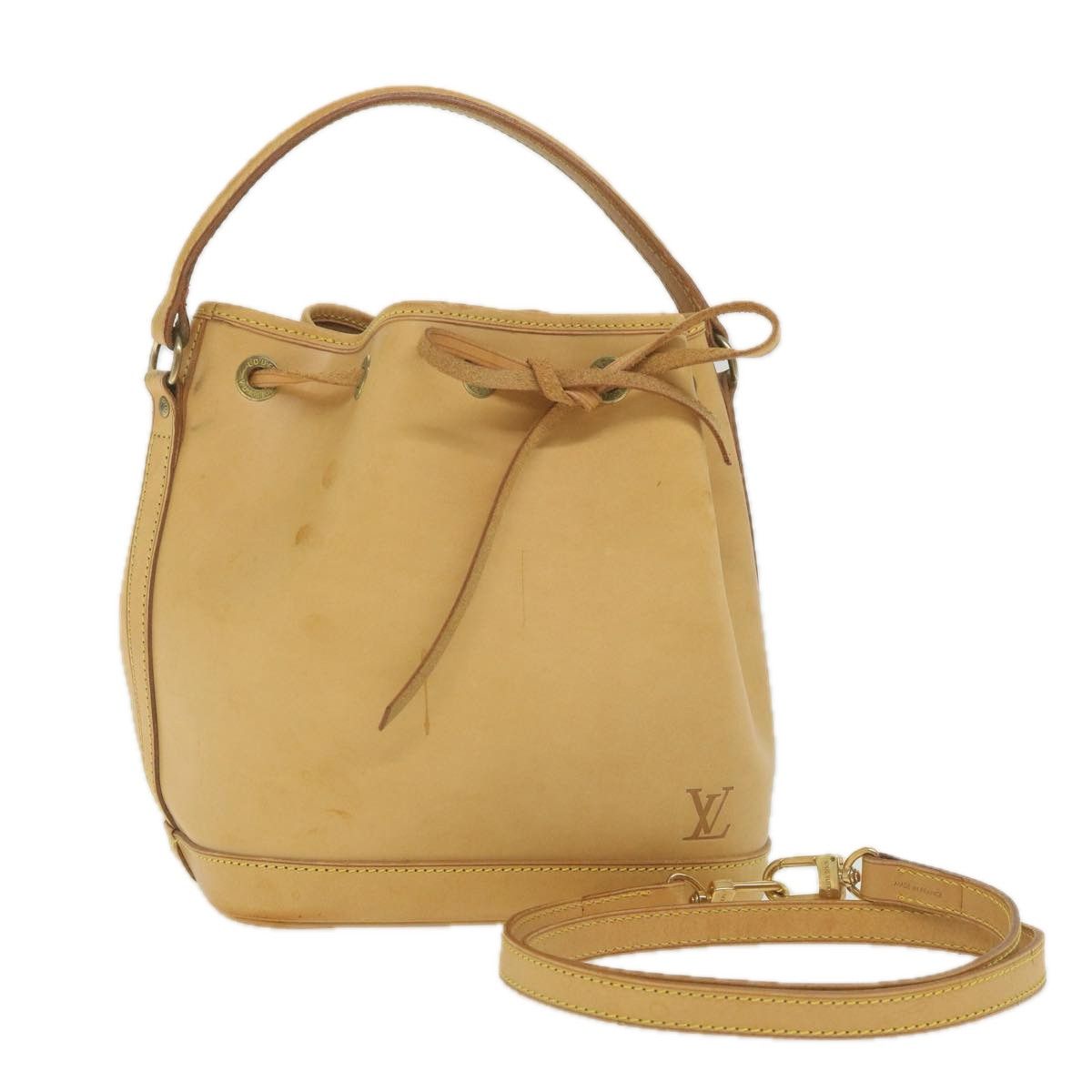 Louis Vuitton Noe Beige Leather Handbag (Pre-Owned) Size ONE SIZE - 9 Thumbnail