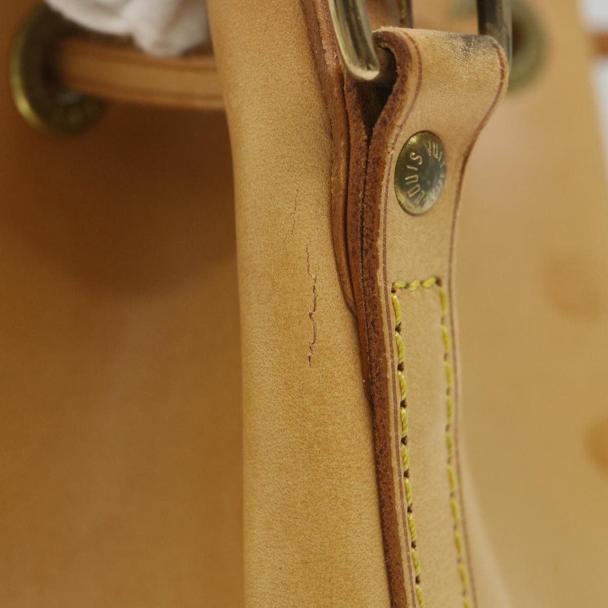 Louis Vuitton Noe Beige Leather Handbag (Pre-Owned) Size ONE SIZE - 12 Thumbnail