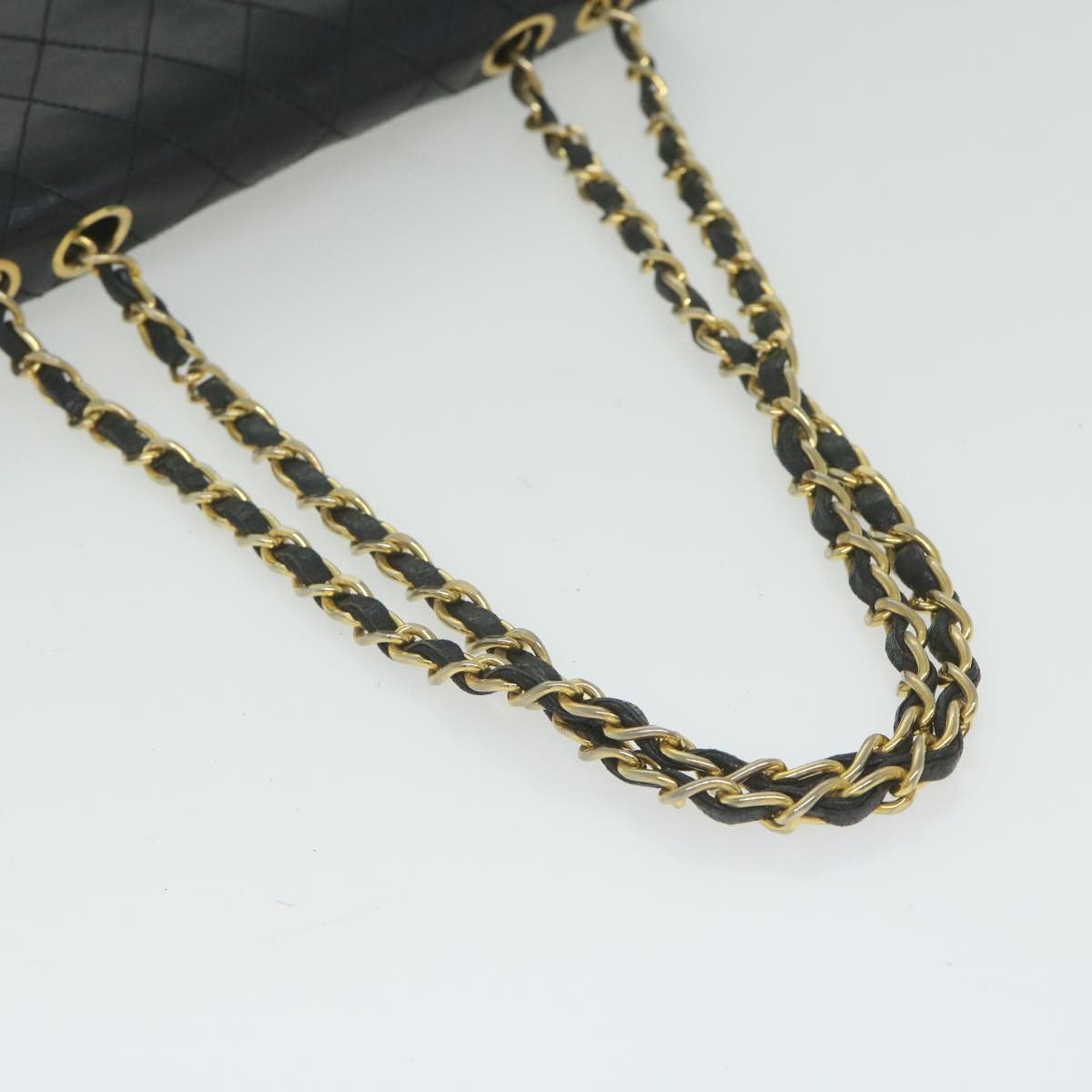 Chanel Demi Lune Black Leather Shoulder Bag (Pre-Owned) Size ONE SIZE - 11 Thumbnail
