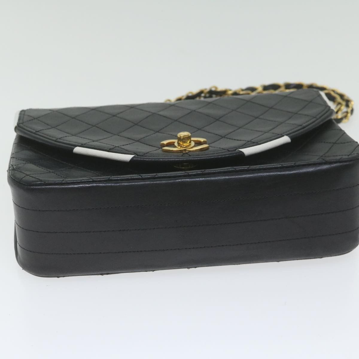 Chanel Demi Lune Black Leather Shoulder Bag (Pre-Owned) Size ONE SIZE - 3 Thumbnail