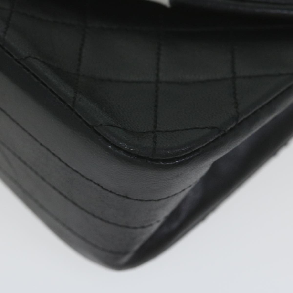Chanel Demi Lune Black Leather Shoulder Bag (Pre-Owned) Size ONE SIZE - 13 Thumbnail