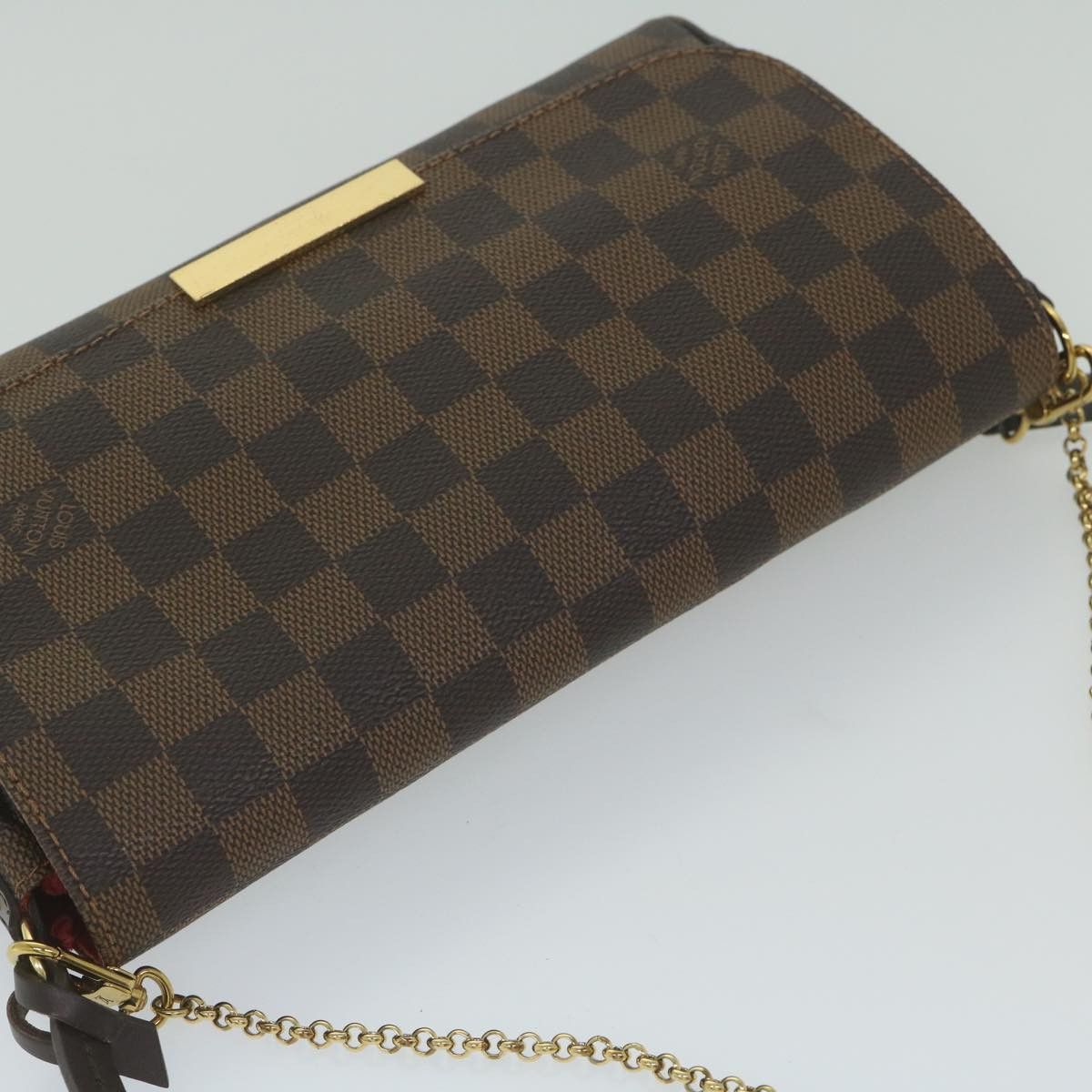 Louis Vuitton Favorite Brown Canvas Shoulder Bag (Pre-Owned) Size ONE SIZE - 4 Thumbnail