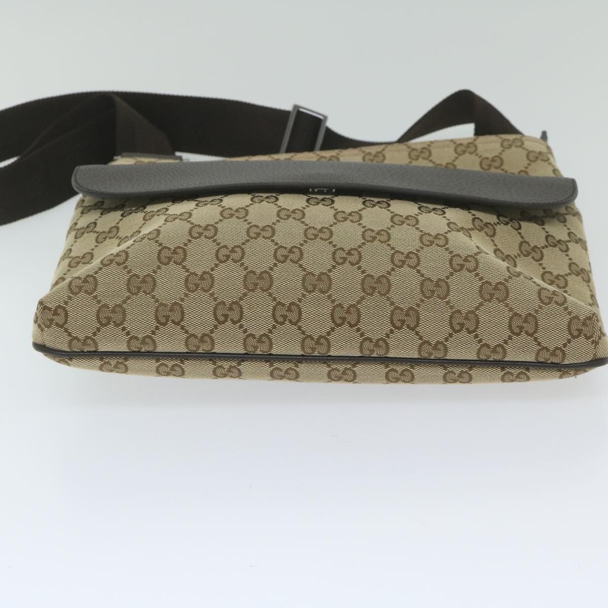 Gucci Gg Canvas Beige Canvas Shoulder Bag (Pre-Owned) Size ONE SIZE - 3 Thumbnail